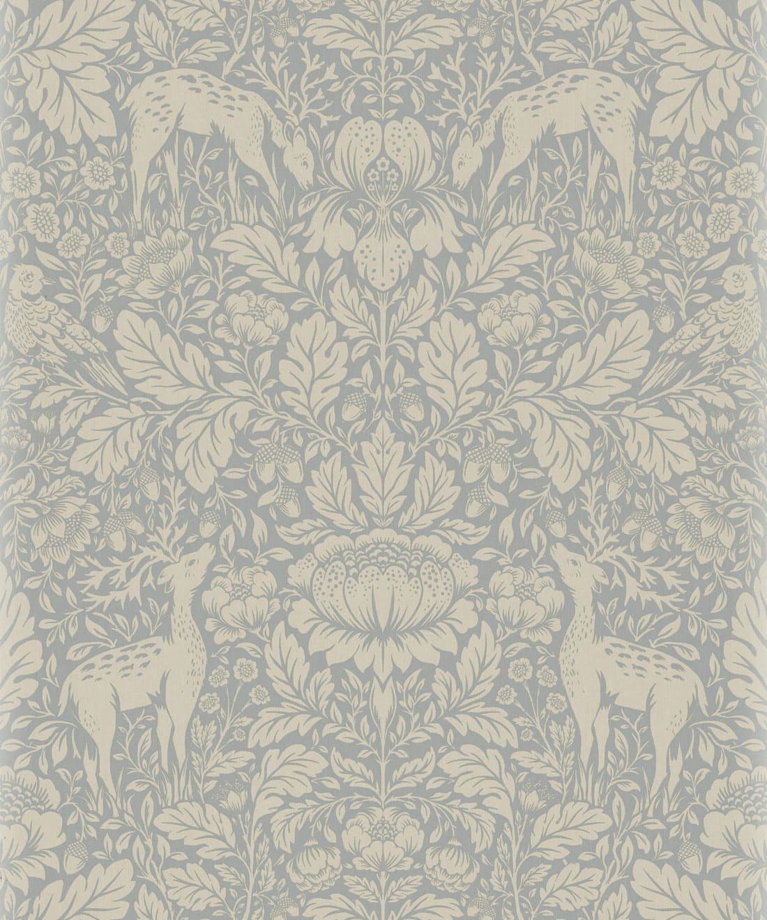 Richmond Decorative Textile Wallpaper, Cornflower