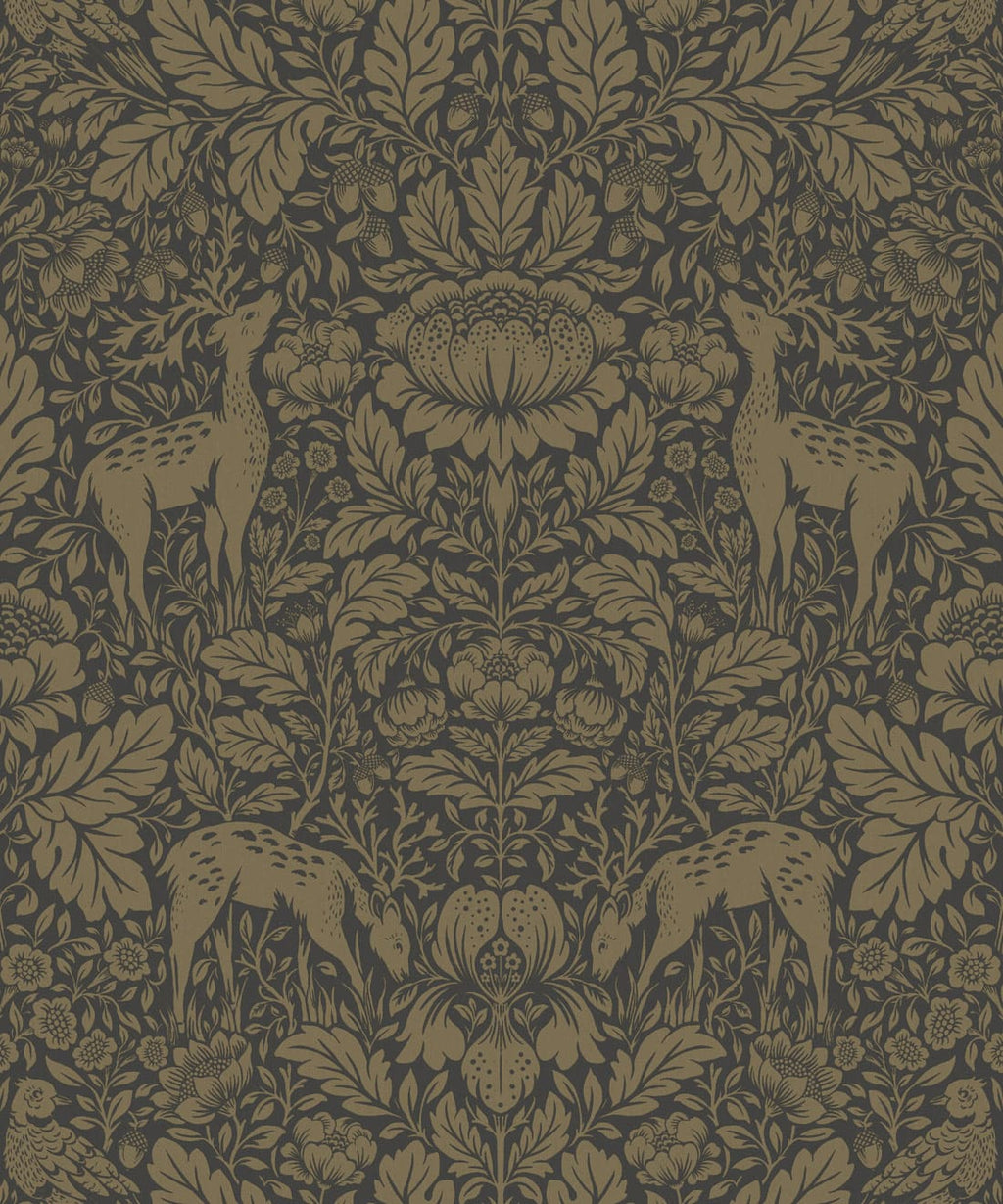 Richmond Decorative Textile Wallpaper, Gold