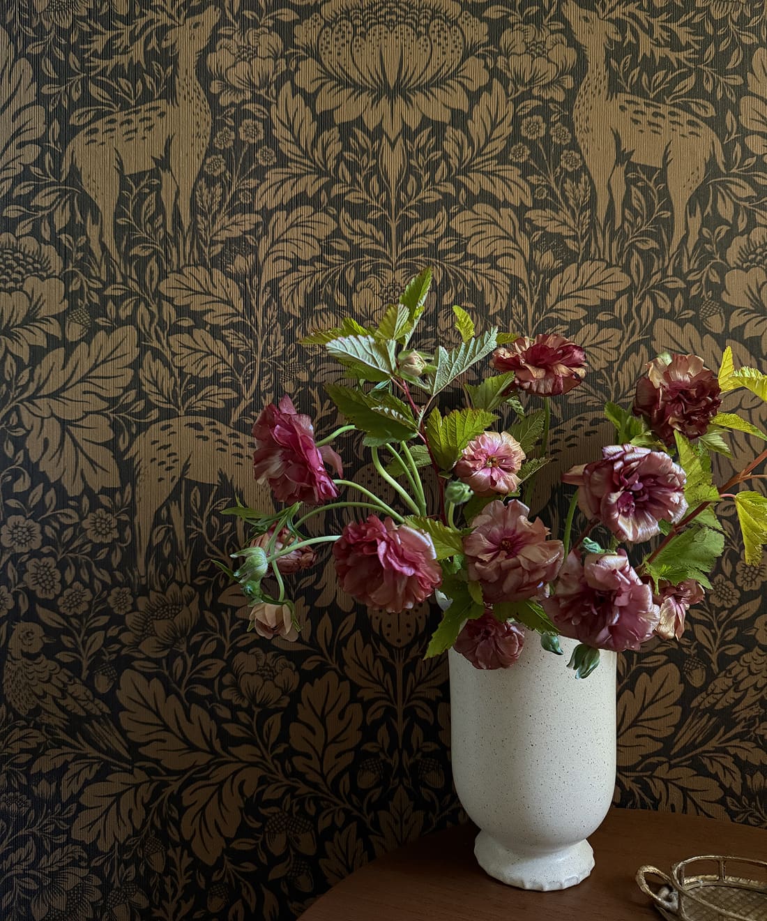 Richmond Decorative Textile Wallpaper, Gold
