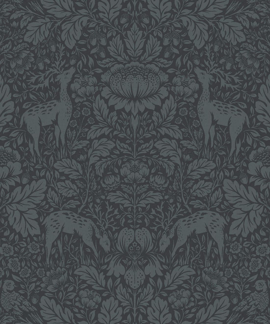 Richmond Decorative Textile Wallpaper, Indigo