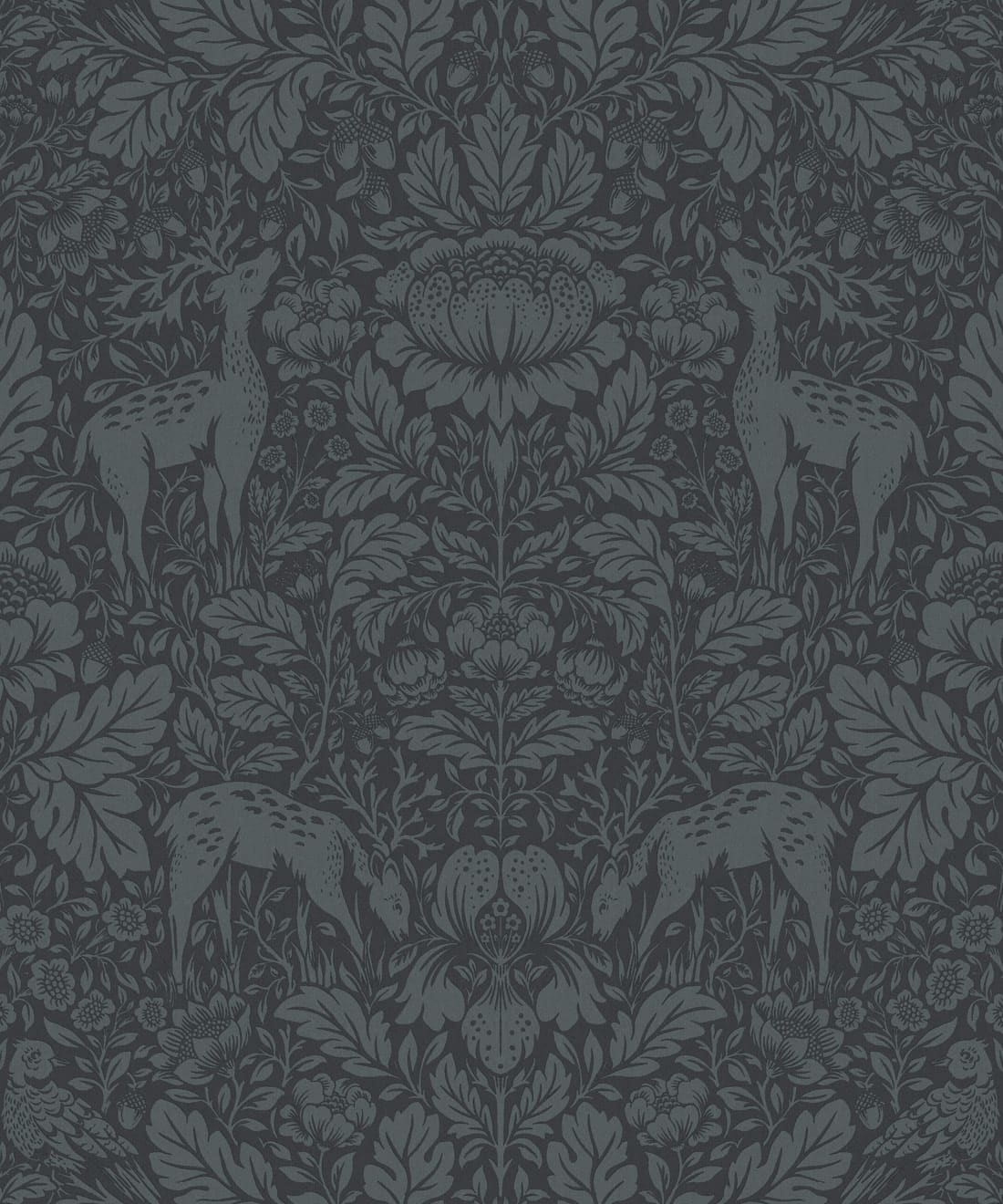 Richmond Decorative Textile Wallpaper, Indigo