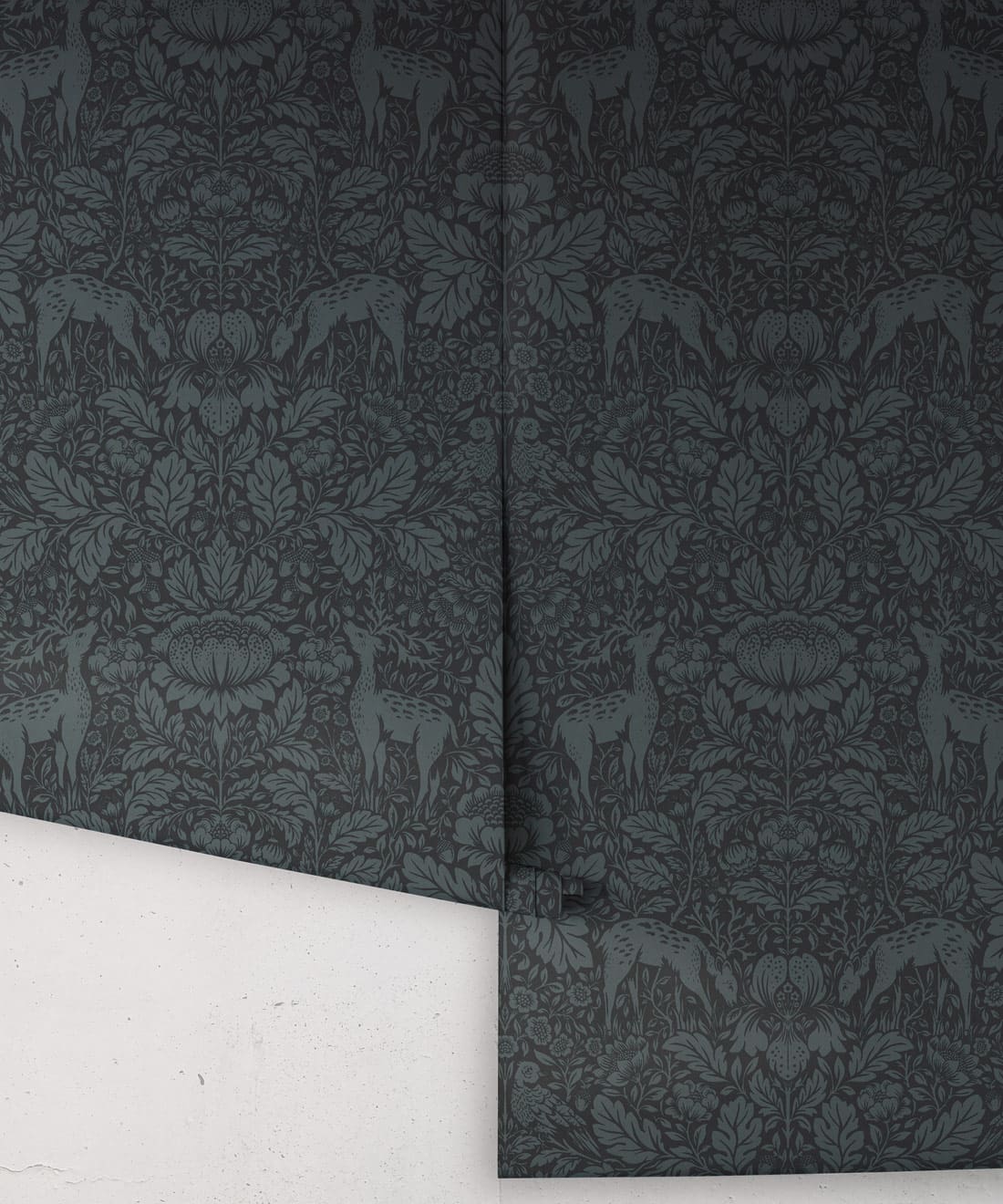 Richmond Decorative Textile Wallpaper, Indigo
