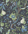 Pear Tree Decorative Textile Wallpaper, Indigo
