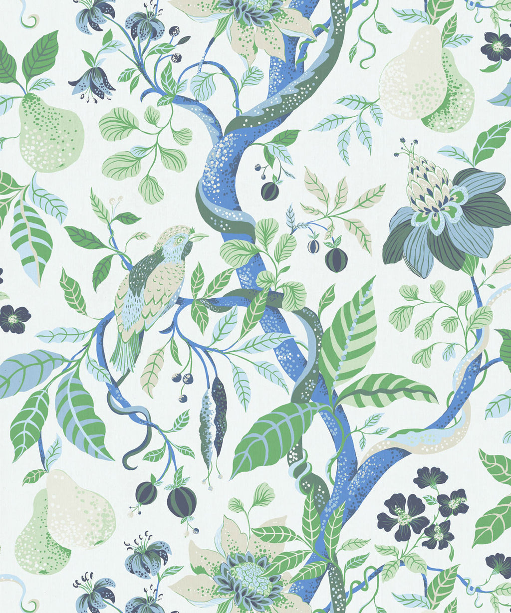 Pear Tree Decorative Textile Wallpaper, River