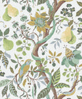 Pear Tree Decorative Textile Wallpaper, Seaglass