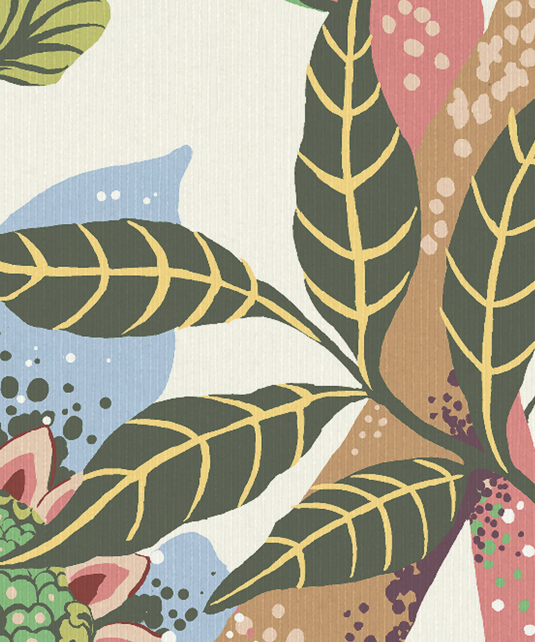 Pear Tree Decorative Textile Wallpaper, Sorbet