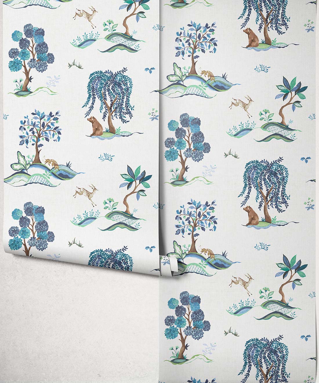 Willow Wood Decorative Textile Wallpaper, River