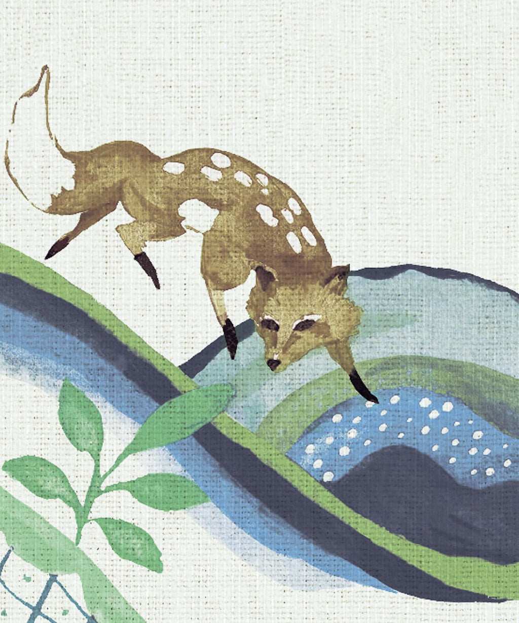 Willow Wood Decorative Textile Wallpaper, River