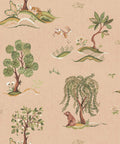 Willow Wood Decorative Textile Wallpaper, Rose