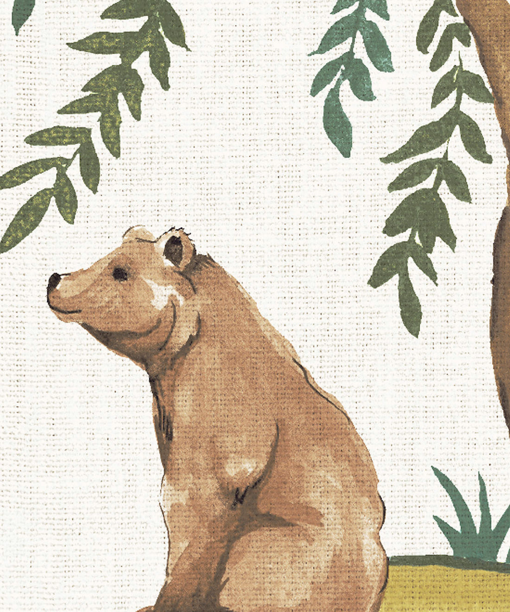 Willow Wood Decorative Textile Wallpaper, Seaglass