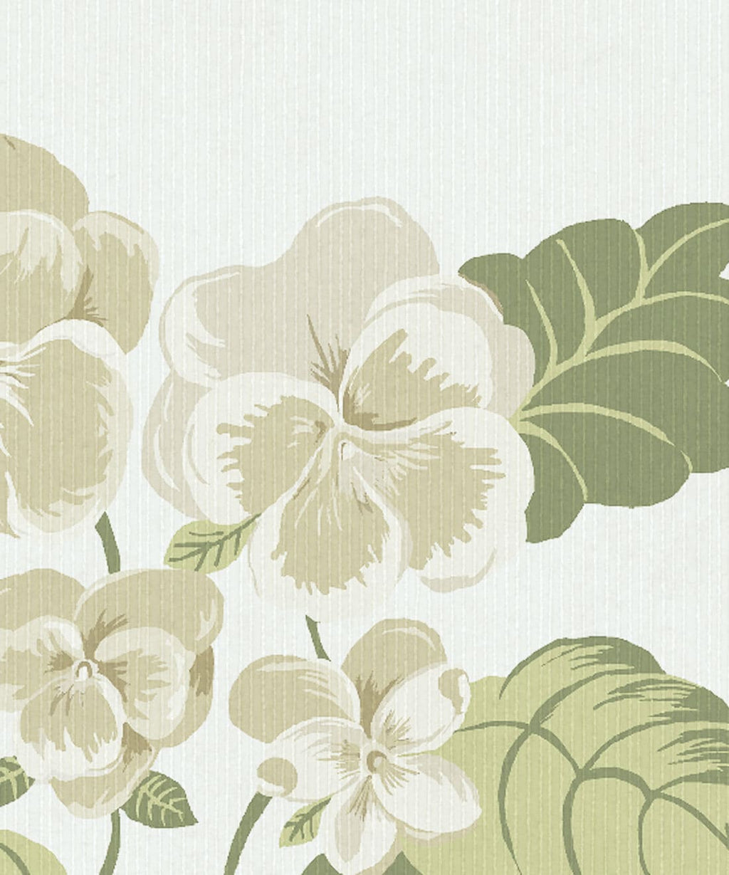 Flower Patch Decorative Textile Wallpaper, Linen