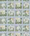 Flower Patch Decorative Textile Wallpaper, Powder