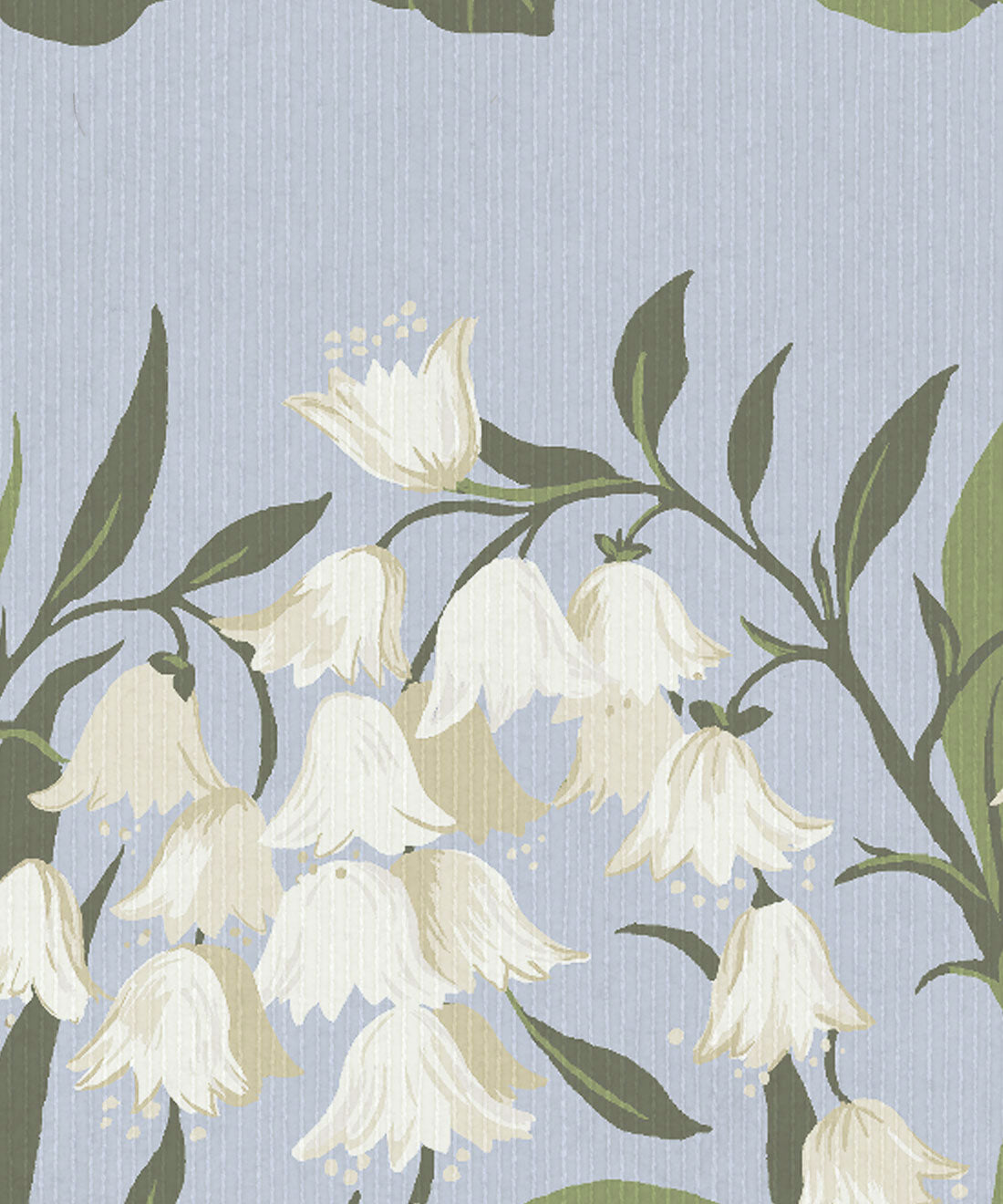Flower Patch Decorative Textile Wallpaper, Powder