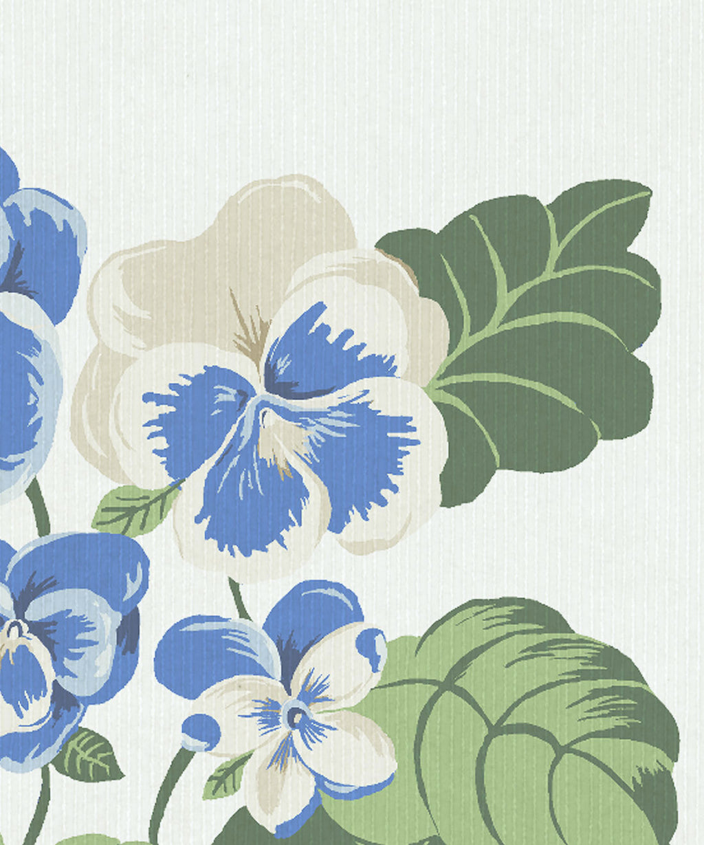 Flower Patch Decorative Textile Wallpaper, River