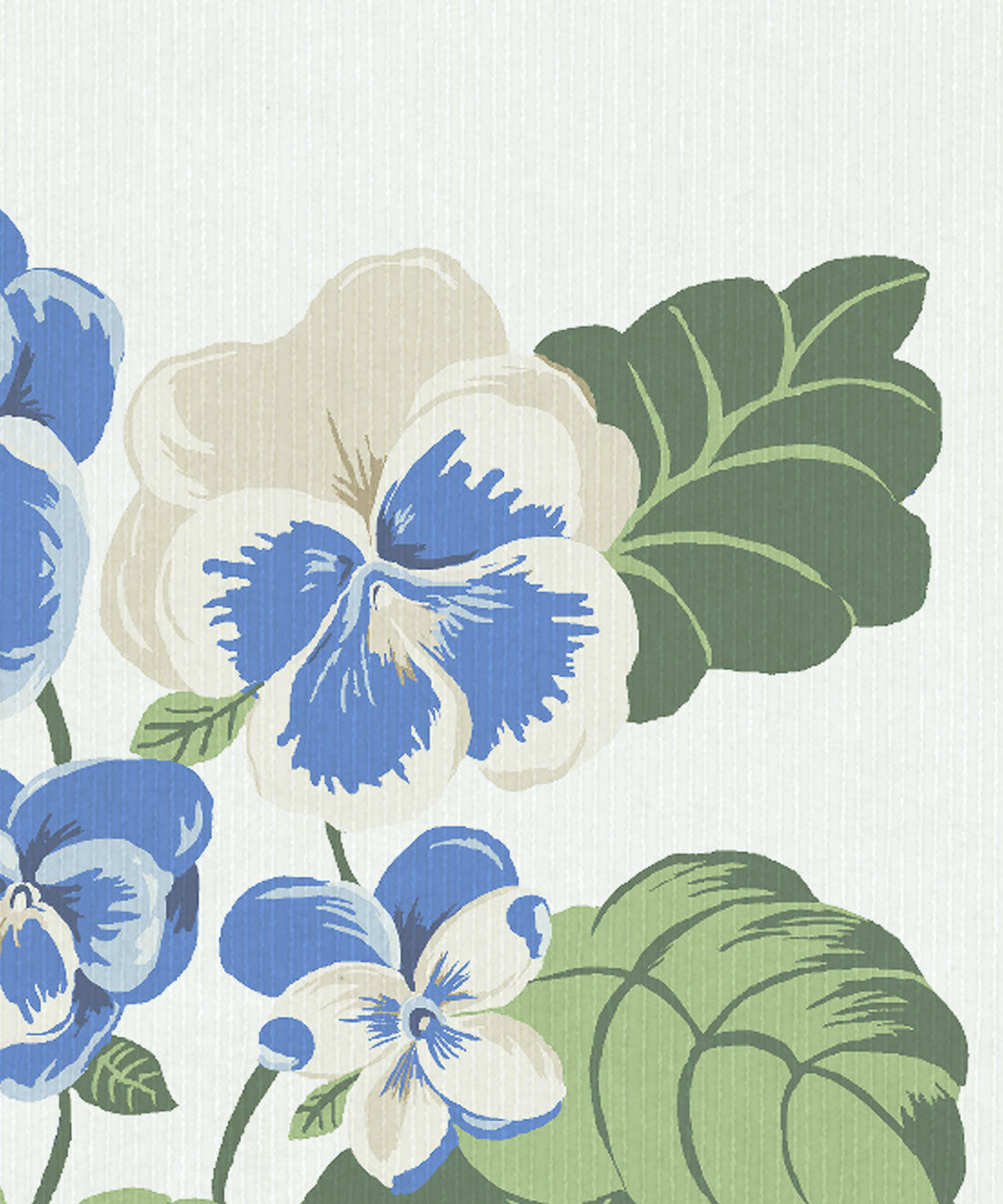 Flower Patch Decorative Textile Wallpaper, River