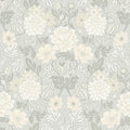 Dahlia Garden 7664 - Beige & White