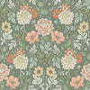 Dahlia Garden 7666 - Dark Green