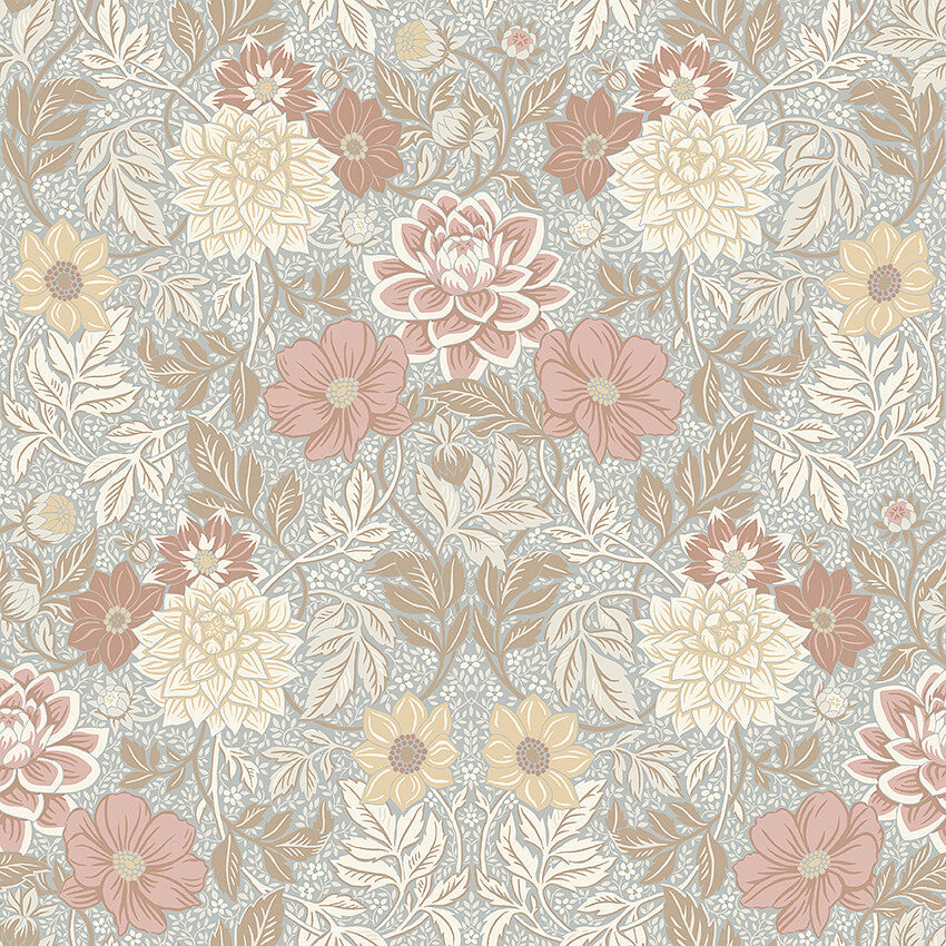 Dahlia Garden 7692 - Pink Pastels