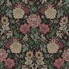 Dahlia Garden 7694 - Burgundy and Teal