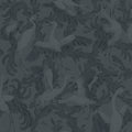 Dancing Crane - Indigo Blue 3128