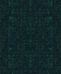 Banksia Bloom Wallpaper, Dark Green