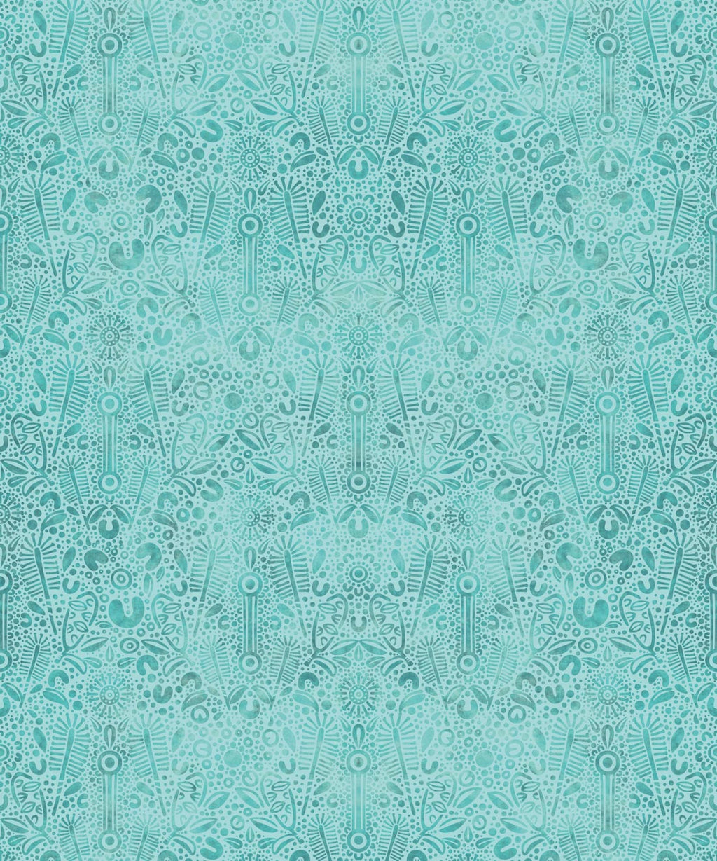 Banksia Bloom Wallpaper, Green