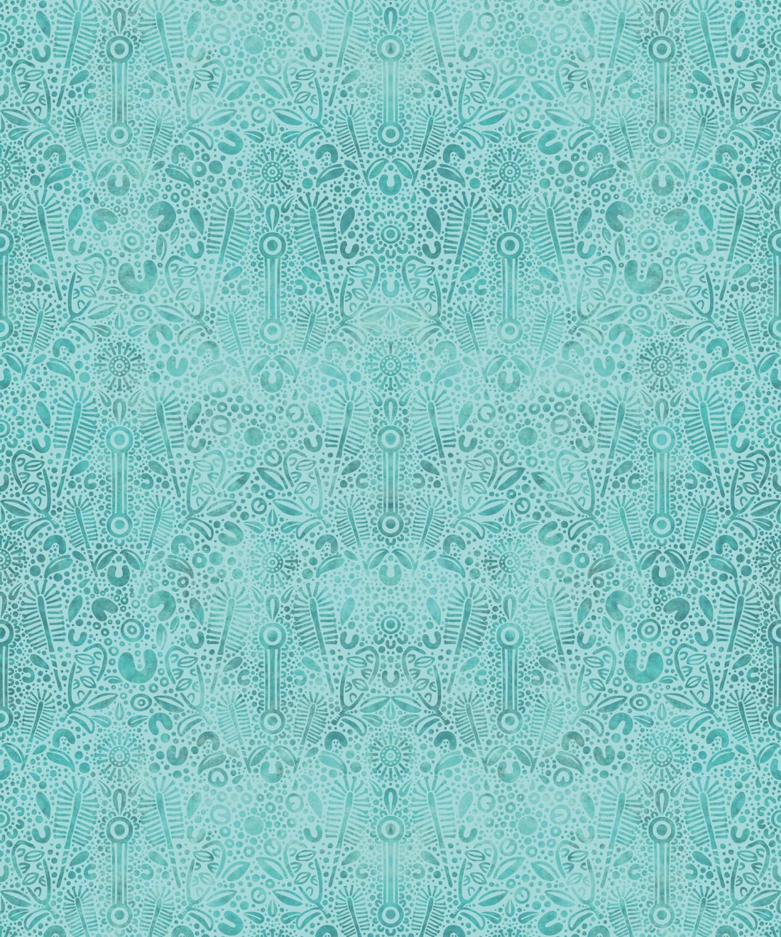 Banksia Bloom Wallpaper, Green