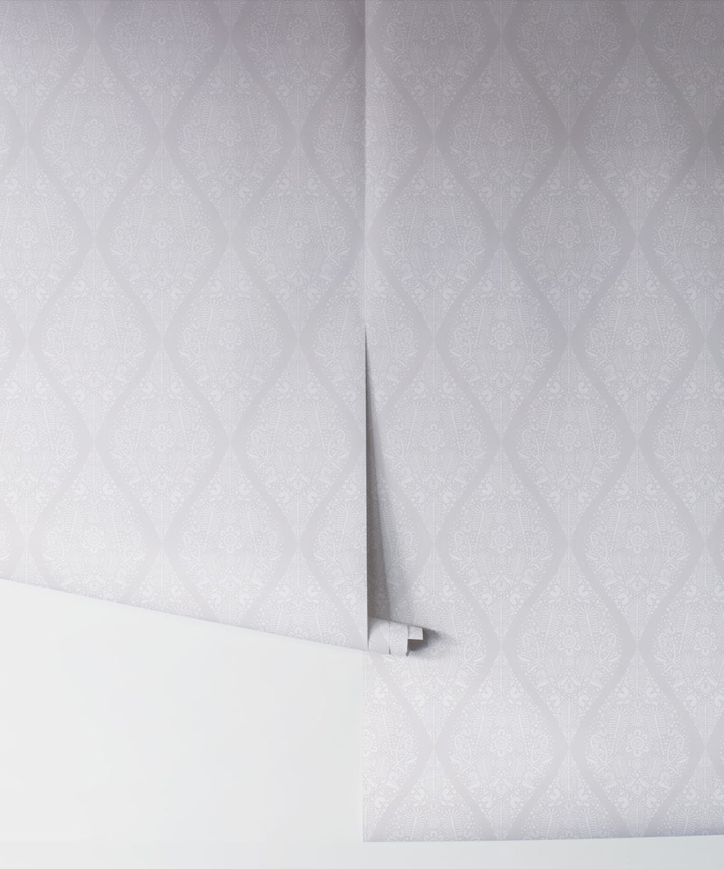Banksia Wallpaper, Grey