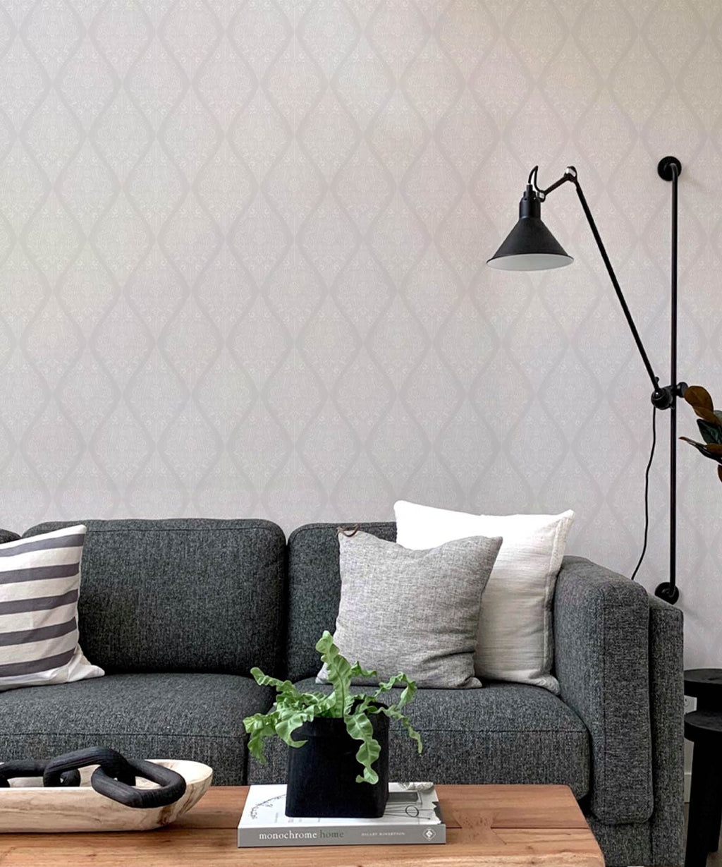 Banksia Wallpaper, Grey