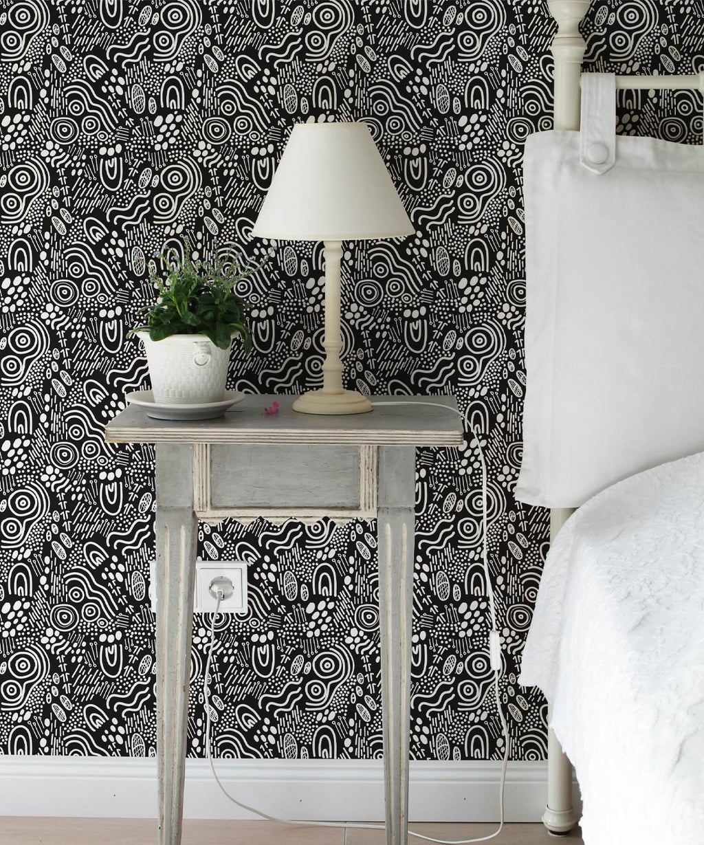 Landscapes Wallpaper, Black & White