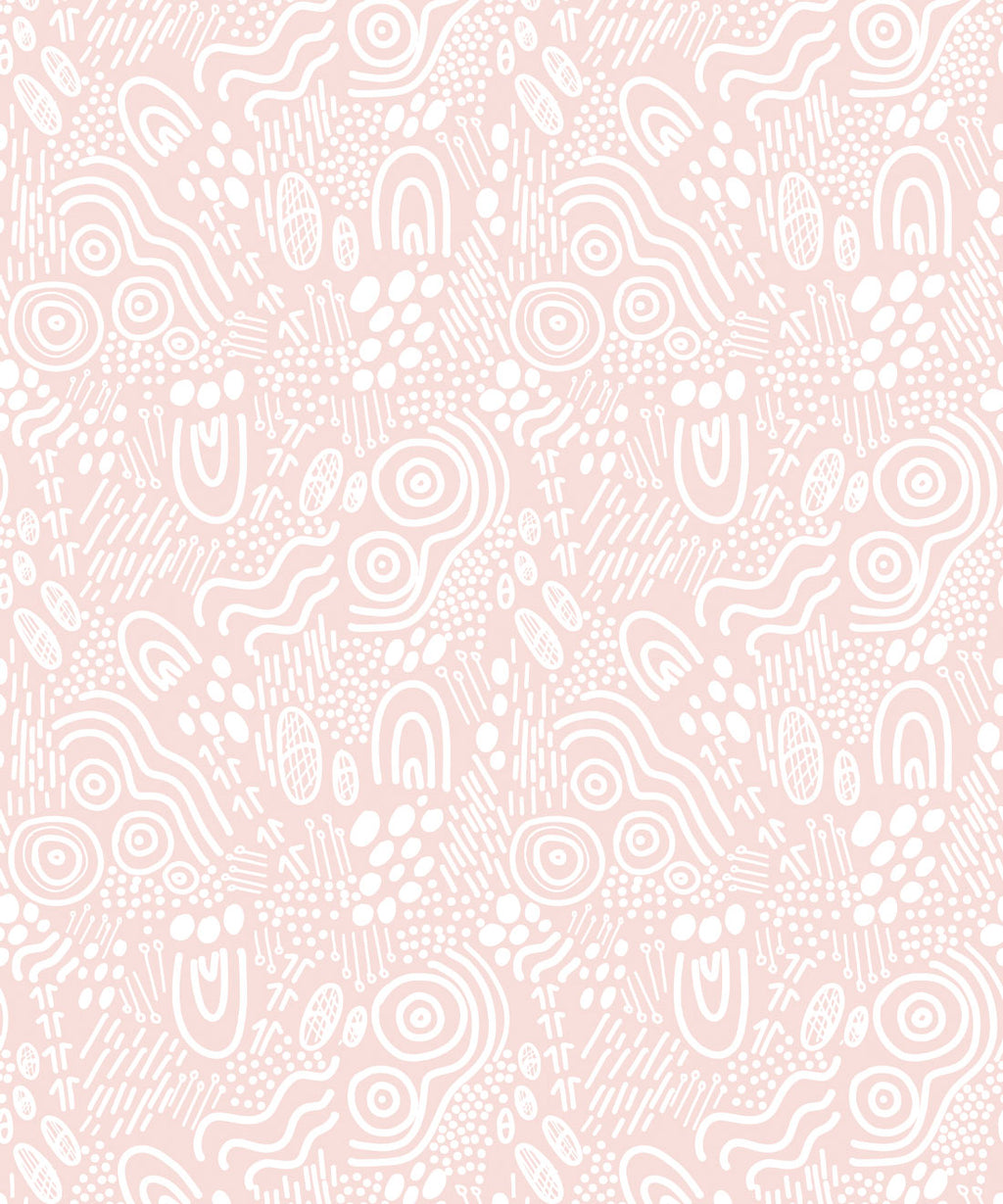 Landscapes Wallpaper, Pink & White