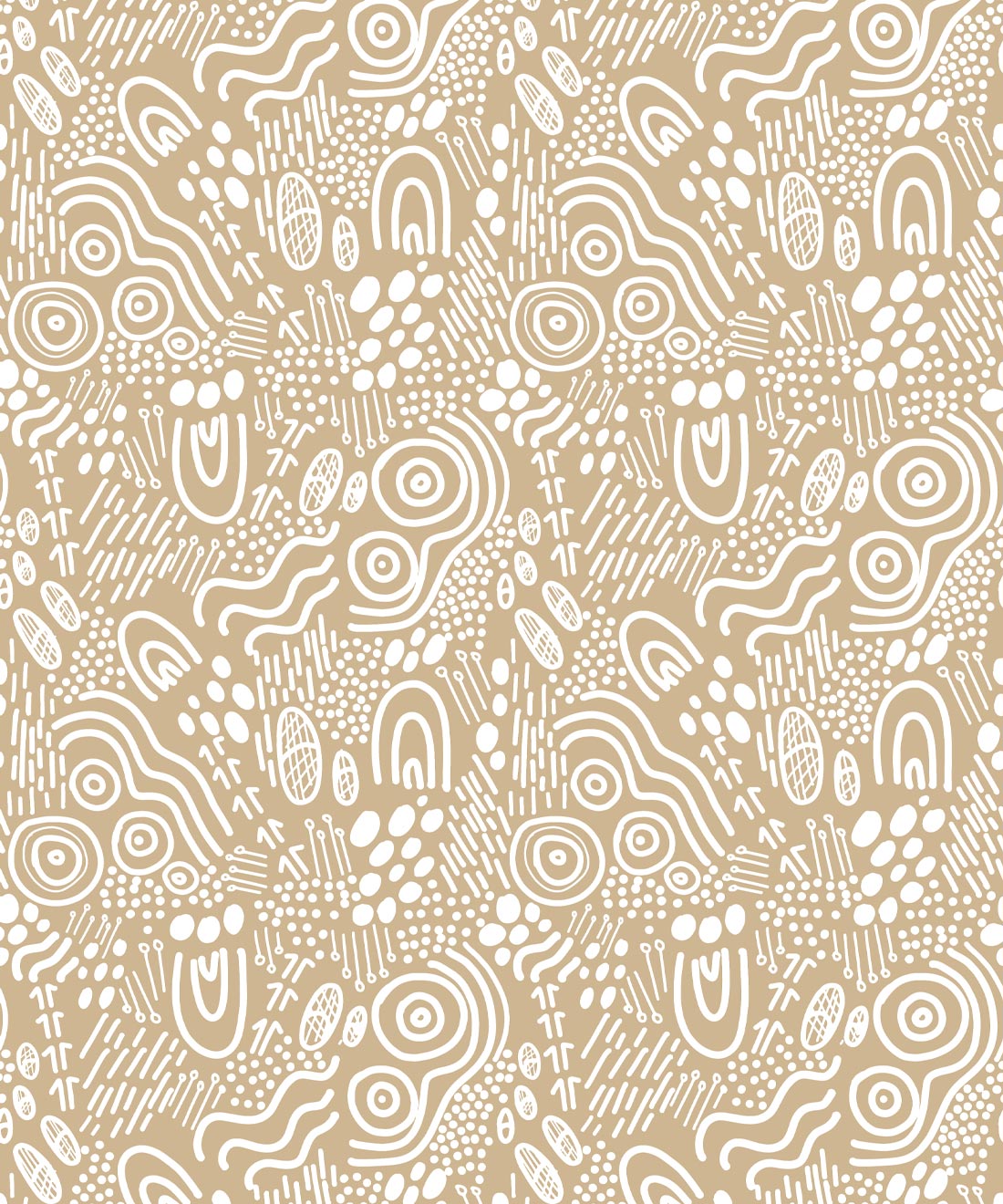 Landscapes Wallpaper, Tan & White