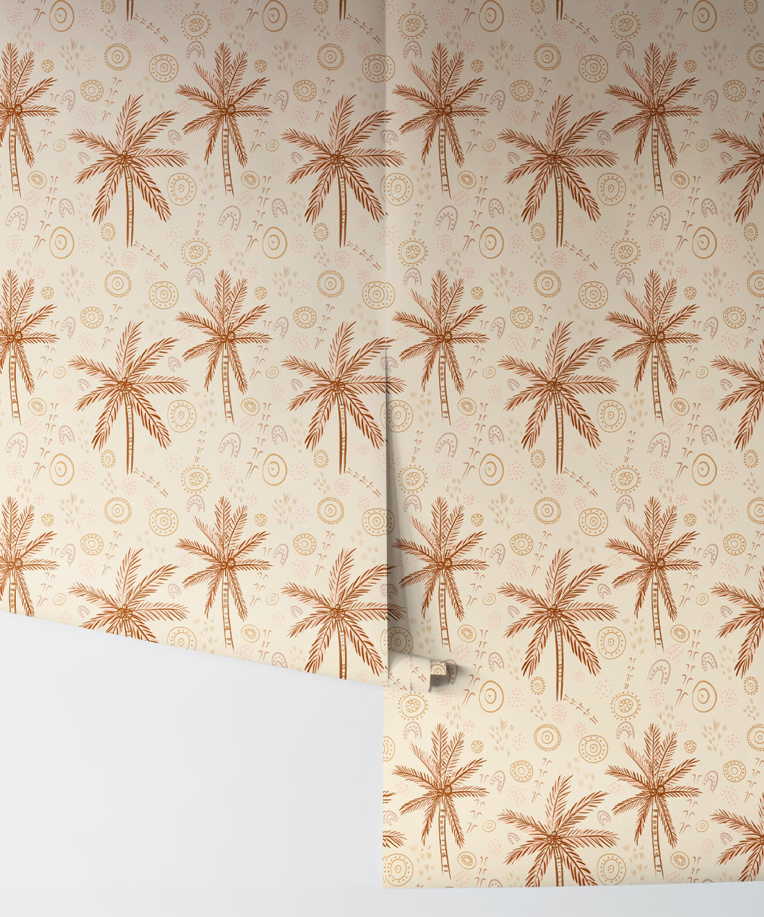 People On Country Wallpaper, Cream