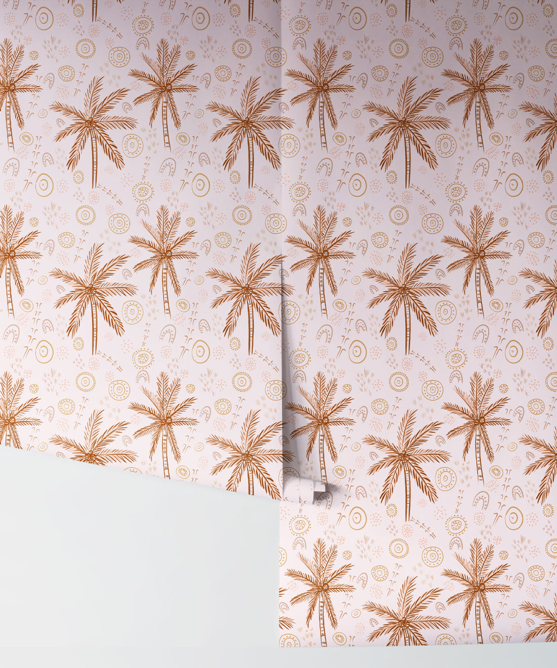People On Country Wallpaper, Pink