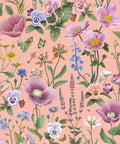 Garden of Dreams Wallpaper, Perfect Peach