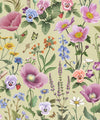 Garden of Dreams Wallpaper, Summer Green