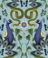 Garden of Elysium Wallpaper, Ethereal Blue