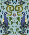 Garden of Elysium Wallpaper, Ethereal Blue
