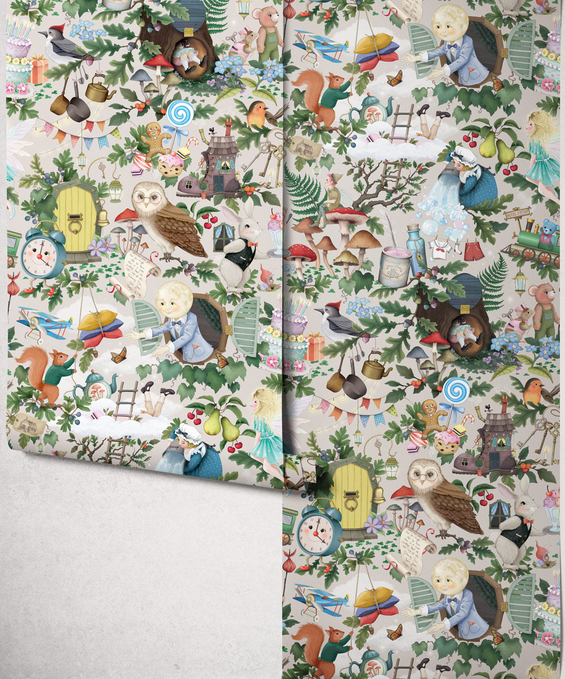 The Faraway Tree Wallpaper, Mushroom