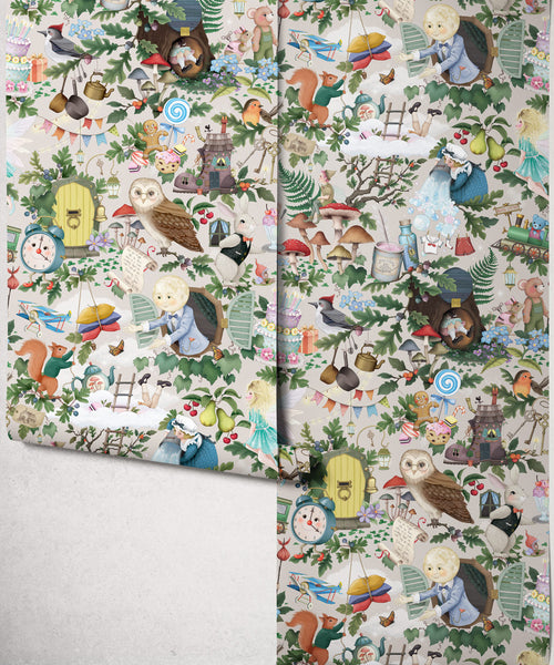The Faraway Tree Wallpaper, Mushroom