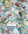 The Faraway Tree Wallpaper, Periwinkle