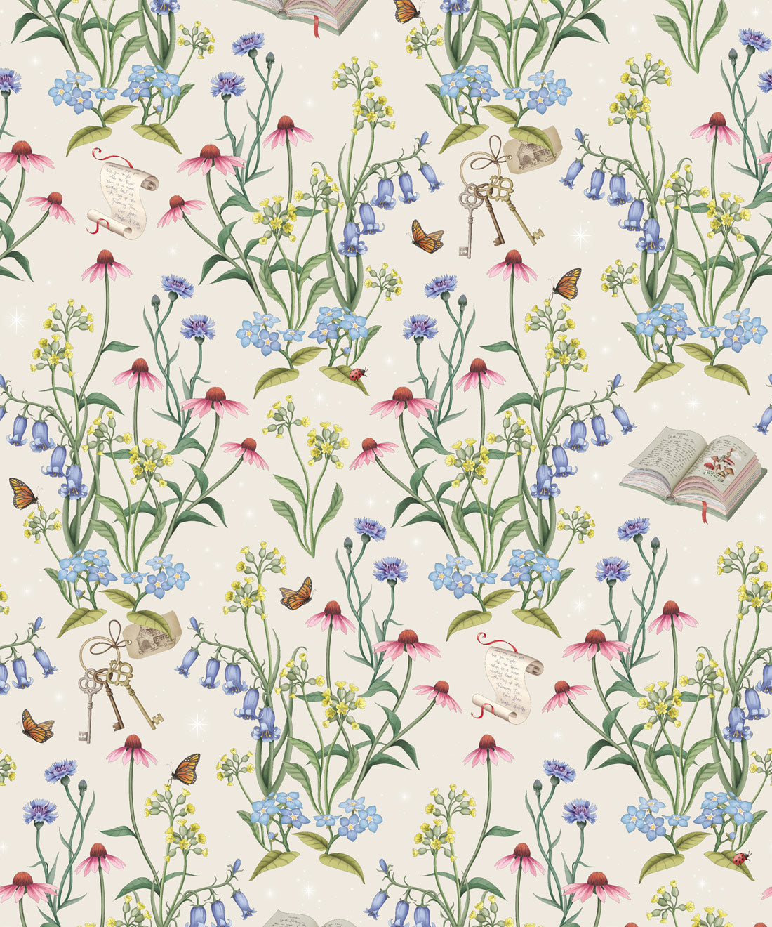 Storybook Meadow Wallpaper, Canvas
