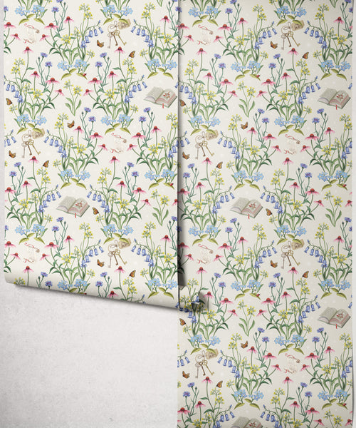 Papel pintado Prado de cuento, lona