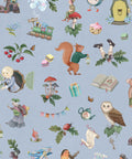 Faraway Friends Wallpaper, Periwinkle