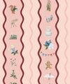 Slippery Slip Wallpaper, Blush