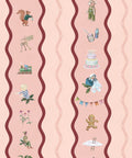 Slippery Slip Wallpaper, Blush