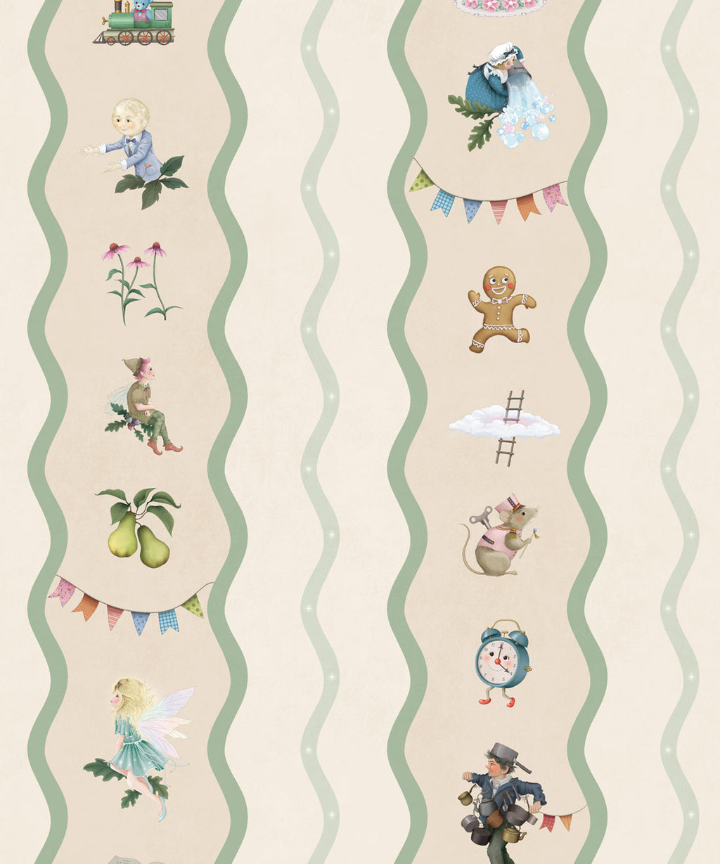 Slippery Slip Wallpaper, Canvas