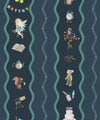 Slippery Slip Wallpaper, Night