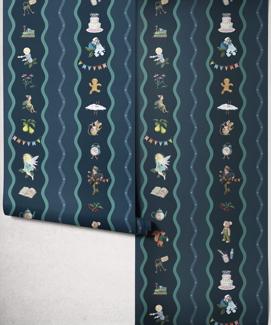 Slippery Slip Wallpaper, Night