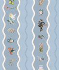 Slippery Slip Wallpaper, Periwinkle